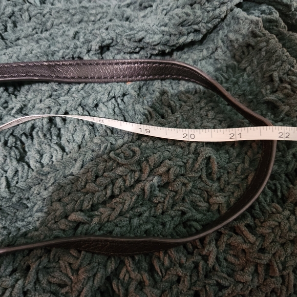 Margot New York Black Leather Crossbody Bag - Picture 14 of 15